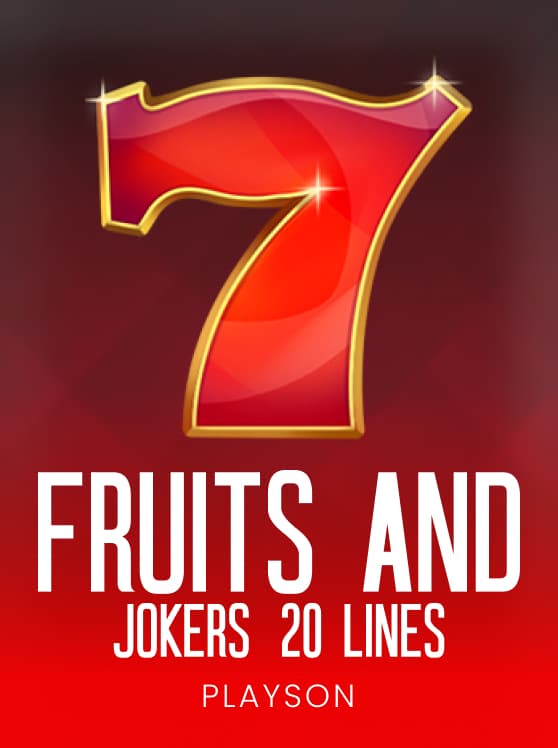 Fruits and Jokers: 20 lines