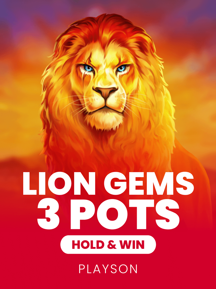 Lion Gems 3 Pots Hold and Win