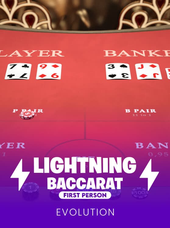 First Person Lightning Baccarat
