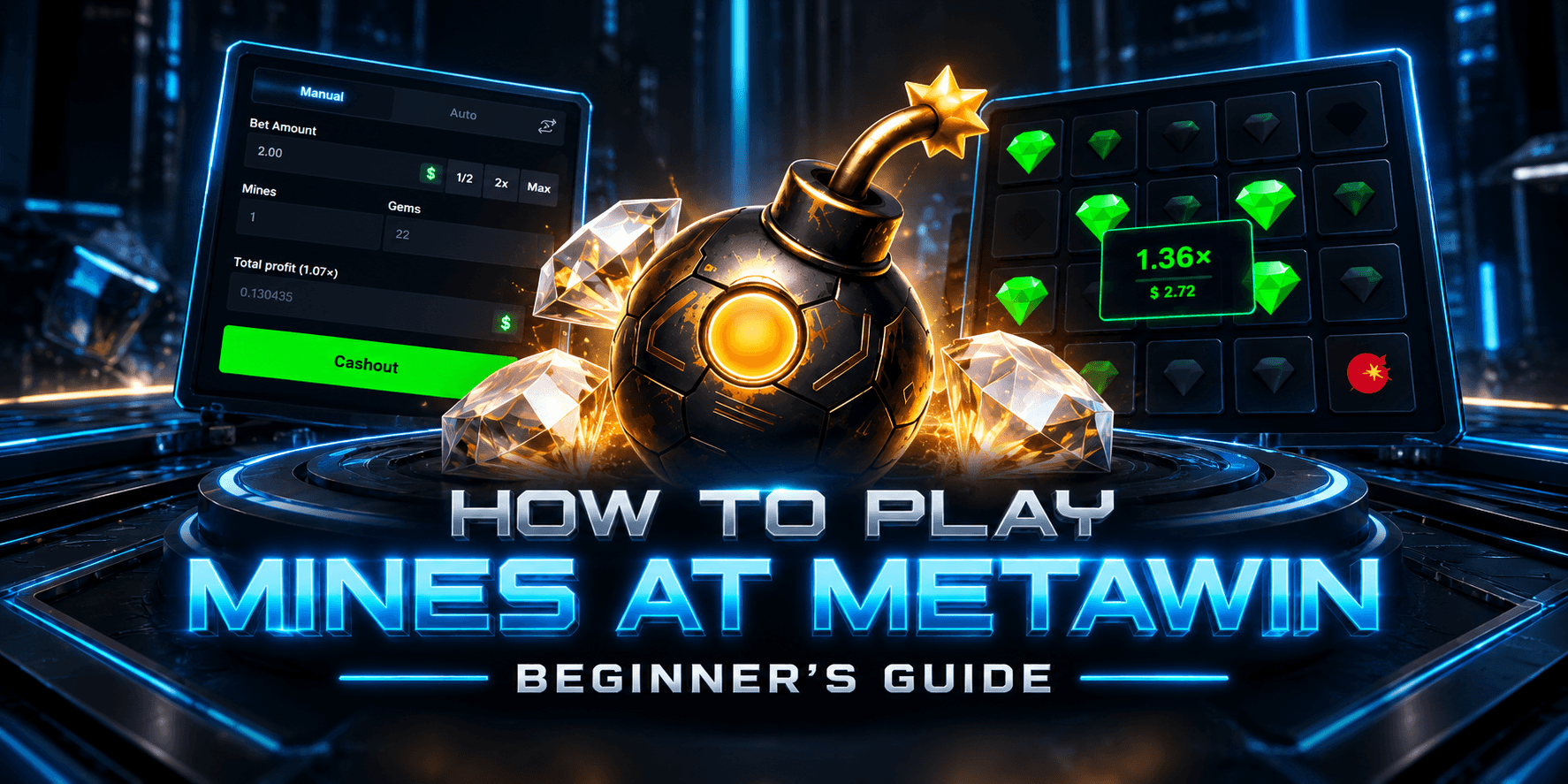 How to Play Mines at MetaWin