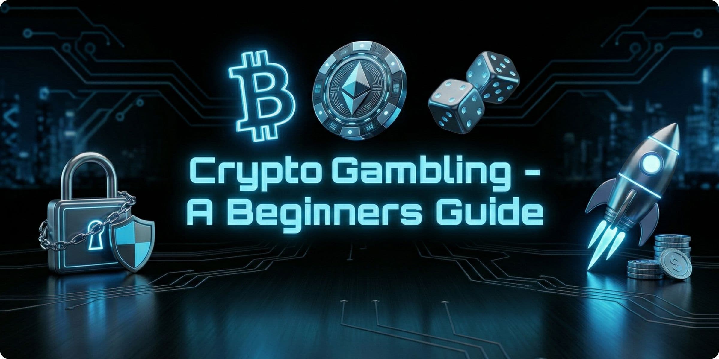 Crypto Gambling - A Beginners Guide Header